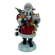 2004 Pipka Collectibles Birthday Santa Figurine 2190/2300 Ceramic Red 8.5