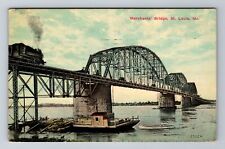 St Louis MO-Missouri, Merchants' Bridge, c1911 Antique Vintage Souvenir Postcard picture