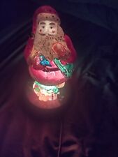 1997 Old World Christmas Light Up Santa Claus 🎅🎄😍 picture
