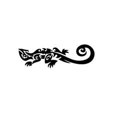 Lizard On Floor - Vinyl Decal Sticker for Wall, Car, iPhone, iPad, Laptop, Bike picture