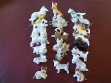 Vintage Misc Dog Figurines Lot of 25 Pieces picture