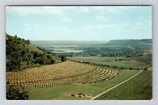 River Valley, MS-Mississippi, Contour Farming Erosion Of Acres, Vintage Postcard picture