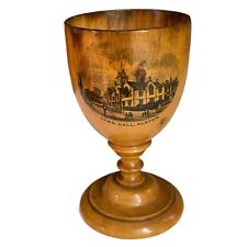 Mauchline Alston Town Hall Antique Egg Cup Treen picture