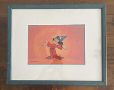 Vintage RARE FANTASIA MICKEY MOUSE WALT Disney Serigraph Art 1988 Framed picture