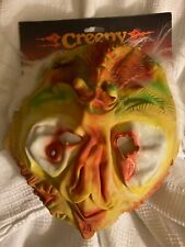 VTG 1985 Spearhead Ind.  Halloween, Rubber CREEPY CREATURES ADULT RUBBER MASK picture