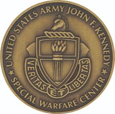ARMY JOHN F. KENNEDY JFK SPECIAL WARFARE CHALLENGE COIN picture