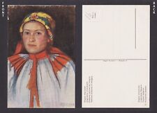Postcard, National costume, Hungary, Hungarian peasant woman picture