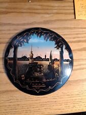 Vintage Copper Wall Plaque From Key Tower Istanbul 7.5