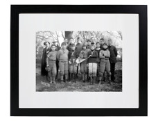 1913 Family Posing on Car Spokane Washington Retro Matted & Framed Picture Photo picture