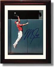 Unframed Mike Trout - Leaping Catch - Autograph Replica Print picture