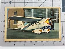 Vintage Aviation Trading Card Postcard 