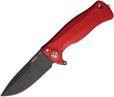 Lion Steel Knives  SR11 Black Red Framelock Knife SR11A RB picture