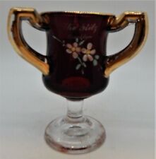 The Ritz Brooklyn - 3 Handled Loving Cup - Ruby Flash Souvenir Circa 1925 picture