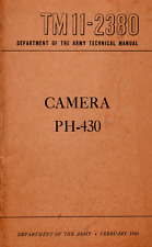118 Page 1946 TM 11-2380 CAMERA PH-430 Cine - Kodak 16mm Movie Manual on Data CD picture