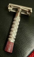 1957 Gillette Red Tip Super Speed Safety Razor (C-1) - INCREDIBLE picture