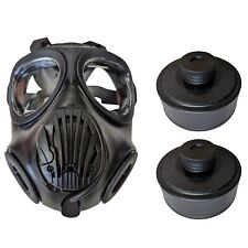 K3 Military Tactical NATO 40mm CBRN Chemical Gas Mask Respirator & 2 NBC Filters picture