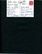 WEEGEE (ARTHUR FELLIG) HANDWRITTEN NOTE SIGNED ON PHOTOGRAPHY TRAVELS IN EUROPE  picture