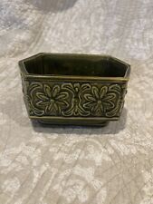 Vintage Green Pottery Planter picture