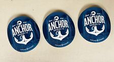 ANCHOR STEAM BREWERY 3 STICKER SET - NEW - CRACK-N-PEAL picture