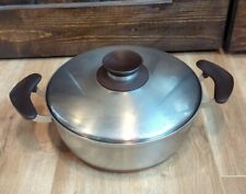 Presto Pride Copper Clad Bottom Double Handle Stainless Pan Sauce Pot 9'' w /Lid picture