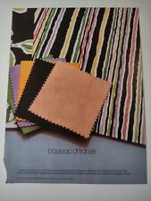 Boussac of France Decorating Interior Design Vintage 1980s Print Ad picture