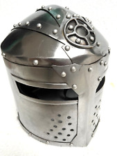 Halloween 18ga Medieval Steel Heavy Dawn guard Helmet picture