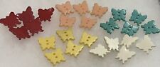 Vintage Lot 25 Butterfly Buttons Goofies Realistics picture
