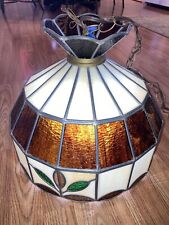 Stained Glass Hanging Light Ceiling fixture underwriters laboratories picture