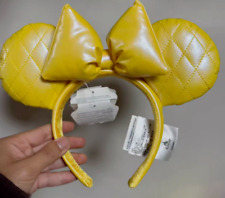 Authentic Shanghai Disney  Pineapple Yellow Mickey Mouse Minnie Ears headband picture