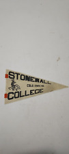 Stonewall College Colorado State Pen. Vintage Banner picture