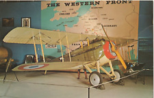 WWI SPAD VII Airplane-Wright Patterson AFB, Ohio OH-vintage unposted postcard picture
