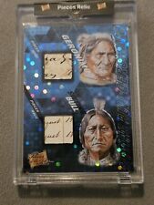 Pieces of the Past Handwritten Geronimo And Sitting Bull 1/1 Relic picture