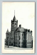 Jamestown NY-New York, City Hall Vintage Souvenir Postcard picture