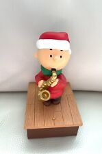 Hallmark Christmas Peanuts Wireless Band Charlie Brown Sax Snoopy *PLEASE READ* picture