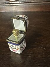 Adorable Hinged Trinket Box With Bottle Inside picture