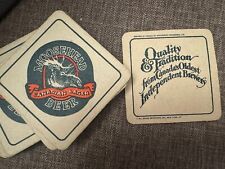 Vintage Moosehead Canadian Lager Beer Coasters Set Of 10 picture