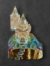 Iris Arc Crystal Mini Figurine Iridescent Crystal KINGDOM FANSTEY CASTLE picture