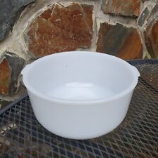 Vintage Glasbake Sunbeam Large White Milk Glass Mixing Bowl No4 Great Condition  picture