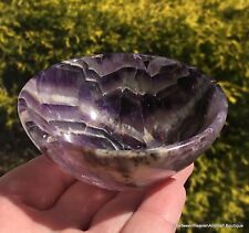 Amethyst Bowl Crystal Bowl Hand Carved Bowl Gemstone Healing Bowl picture