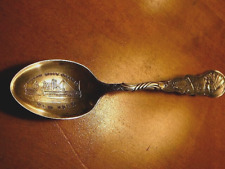 Sterling Silver Spoon Hudson River Steamer, New York, w/Native American picture