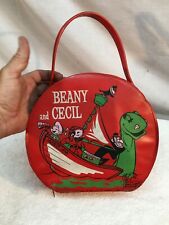 Vintage rare BEANY AND CECIL Vinyl Lunchbox Bag Purse Style 1950s picture