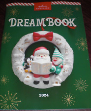 2024 HALLMARK KEEPSAKE ORNAMENT DREAM BOOK - NEW WITH WISH LIST picture
