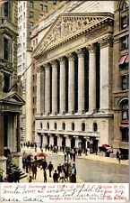 c1906 J.P. Morgan's Office and Stock Exchange, New York City, NY Postcard picture