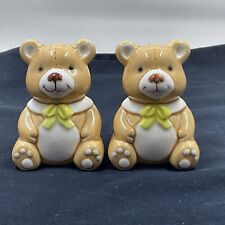 Vintage Lefton Teddy Bear Salt and Pepper Shakers picture