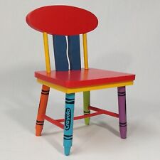 Hallmark Crayola Crayon Wood Chair for Doll or Plush Toy 9.5