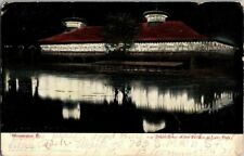 1907. BLOOMINGTON, ILL. PAVILION AT LAKE PARK. POSTCARD MM13 picture