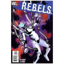R.E.B.E.L.S. (2009 series) #3 in Near Mint condition. DC comics [b& picture