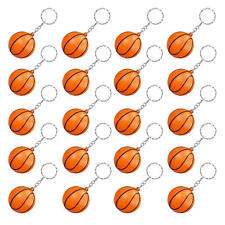 Basketball Keychain 20pcs Orange Basketball Keychains for School Carnival Reward picture