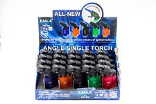 Eagle 45 Degree Angle Torch Jet Flame Refillable Lighter With Safe Top Lot of 4 picture