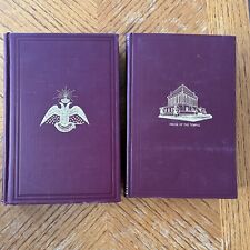 Morals and Dogma Ancient And Accepted Scottish Right Freemasonry 2 Books Rare picture